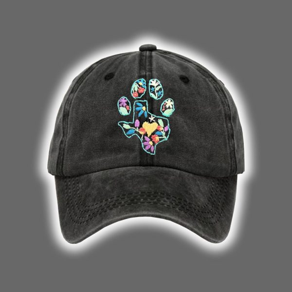 God Bless Texas Strong Save The Animals Print Hat