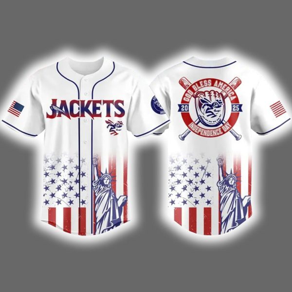 GreenJackets Independence Day 2025 Baseball Jersey
