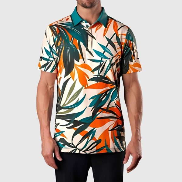 Happy Gilmore 2 Adam Sandler Hawaiian Polo Shirt