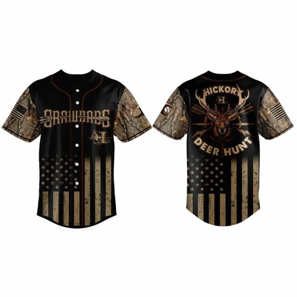 Hickory Crawdads x Hunting Baseball Jersey 2025