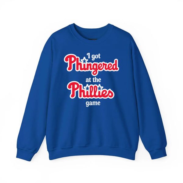 I Got Phingered At The Phillies Game Shirt 2