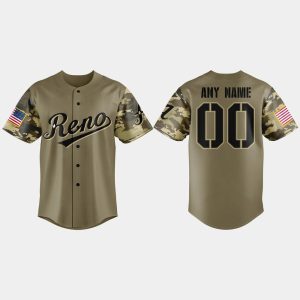 Reno Aces Military Appreciation Night 2025 Baseball Jersey