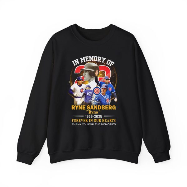 In Memory Of Ryne Sandberg 1959 2025 Forever In Our Hearts Shirt