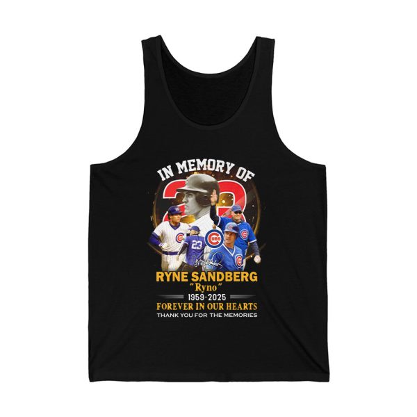 In Memory Of Ryne Sandberg 1959 2025 Forever In Our Hearts Shirt