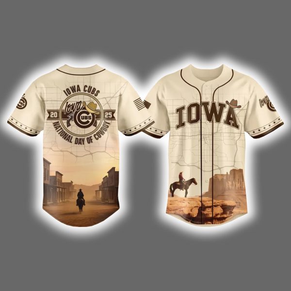 Iowa Cubs x National Day Of The Cowboy Baseball Jersey 2025
