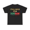 Italians For Zohran For New York City Shirt