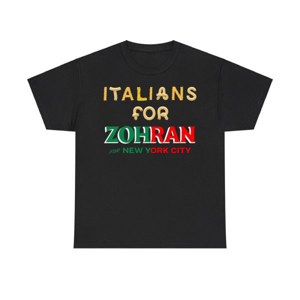 Italians For Zohran For New York City Shirt