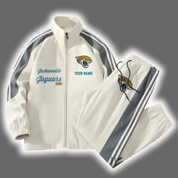 Jaguars Football Versatile Personalized Sport Set Jacket And Pants