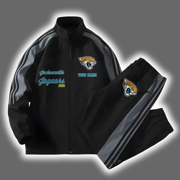 Jaguars Football Versatile Personalized Sport Set Jacket And Pants 2