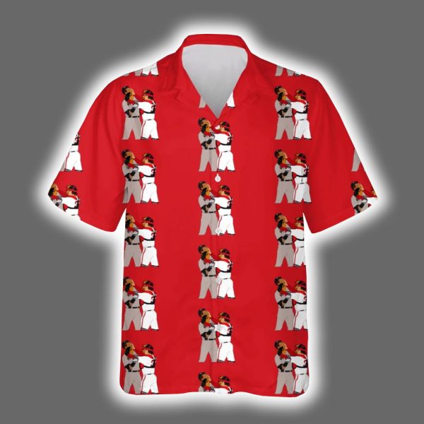 Jason Varitek Alex Rodriguez Brawl Hawaiian Shirt