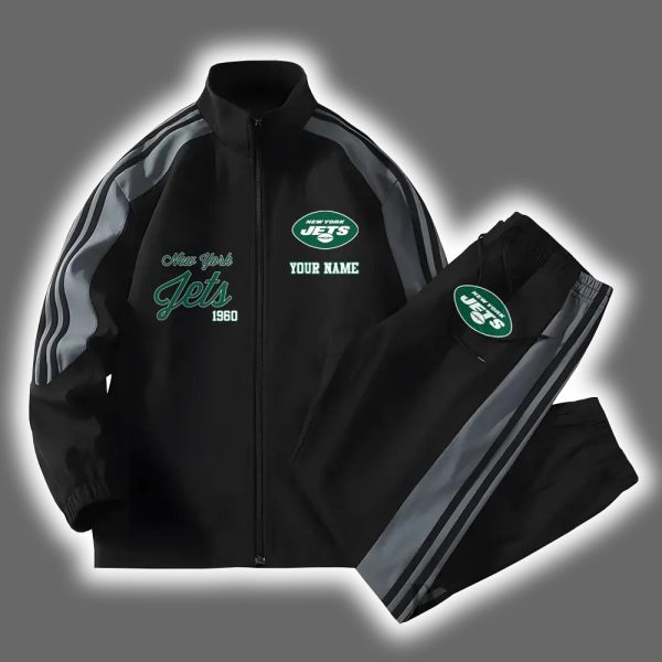 Jets Football Versatile Personalized Sport Set Jacket And Pants 2