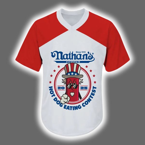 Joey Chestnut Nathan Famous Hot Dog Contest 2025 Jersey 2