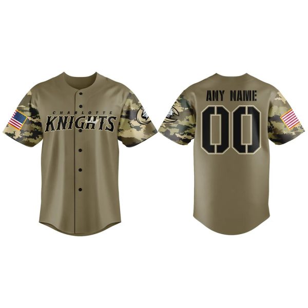 Knights Military Appreciation Night 2025 Baseball Jersey