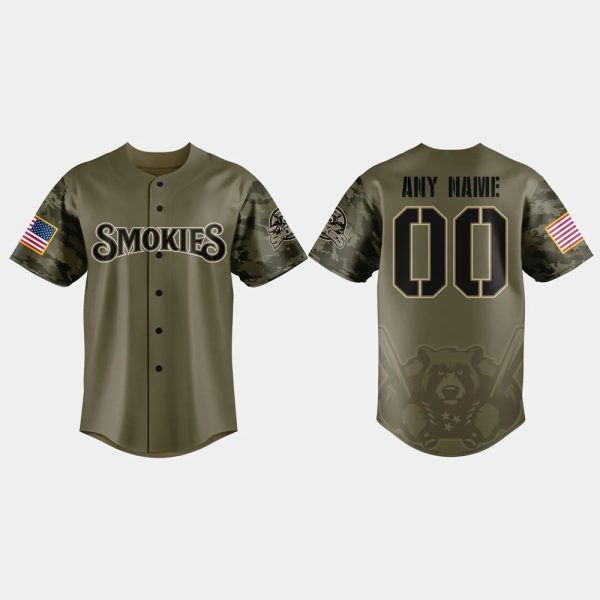 Knoxville Smokies Military Appreciation 2025 Jersey
