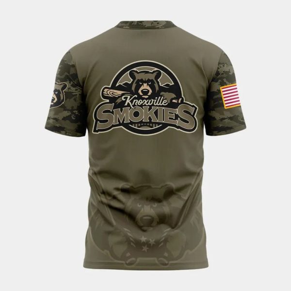 Knoxville Smokies Military Appreciation 2025 Shirt 3