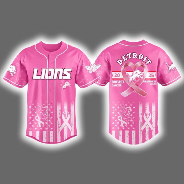 Lions x Breast Cancer Awareness Month 2025 Jersey
