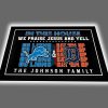Lions x Detroit We Praise Jesus And Yell Doormat Customized Doormat