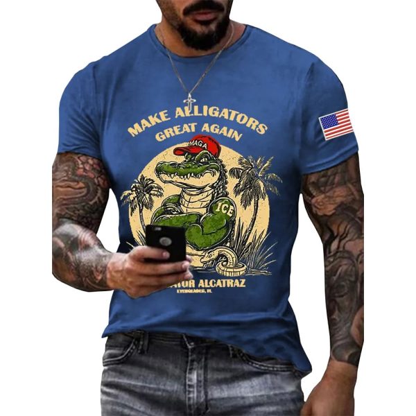 Make Alligators Great Again ICE Maga Hat Alligator Alcatraz Everglades Shirt 2