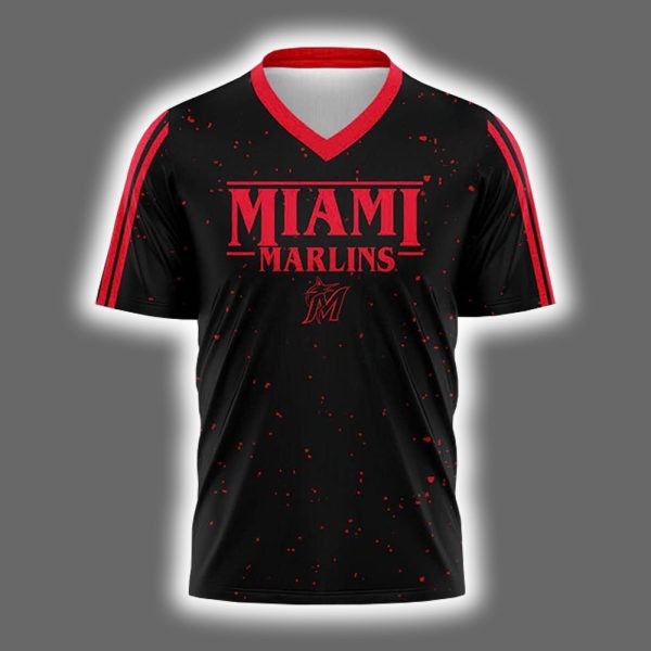 Marlins Stranger Things Night 2025 Football Jersey 2