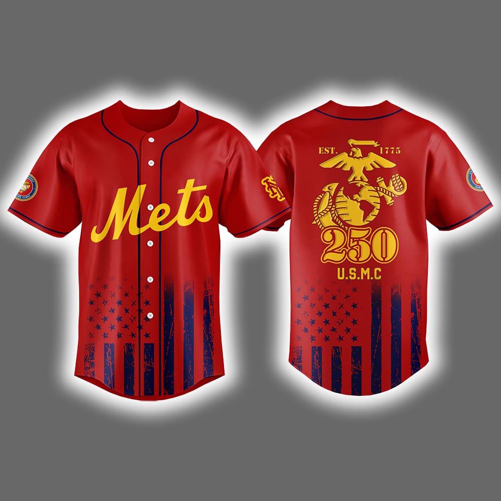 Mets 2025 USMC 250th Birthday Jersey Mets 2025 USMC 250th Birthday Jersey