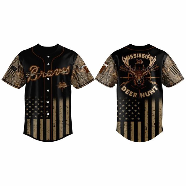 Mississippi Braves x Hunting Baseball Jersey 2025