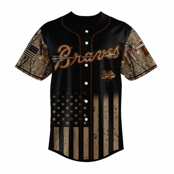 Mississippi Braves x Hunting Baseball Jersey 2025 2