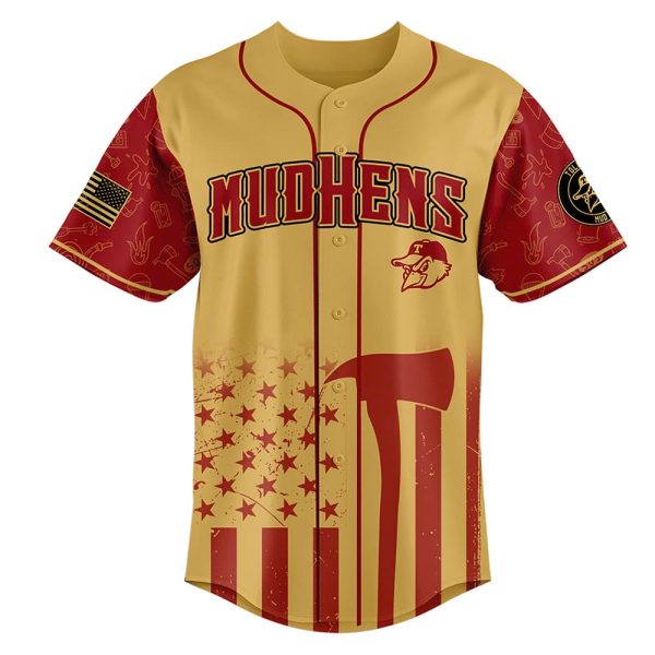 Mud Hens Firefighter Appreciation Jersey 2025 2