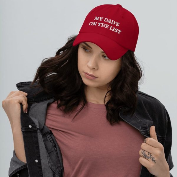 My Dads On The List Epstein Files Hat 3