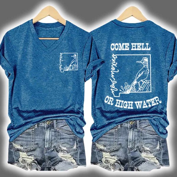 New Mexico Come Hell Or High Water Print Shirt
