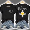 New Mexico Flooding Stronger Than Storm Two Sided Shirt 2