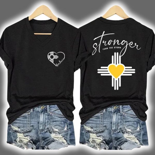 New Mexico Flooding Stronger Than Storm Two Sided Shirt 2