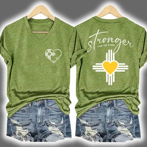 New Mexico Flooding Stronger Than Storm Two Sided Shirt 3