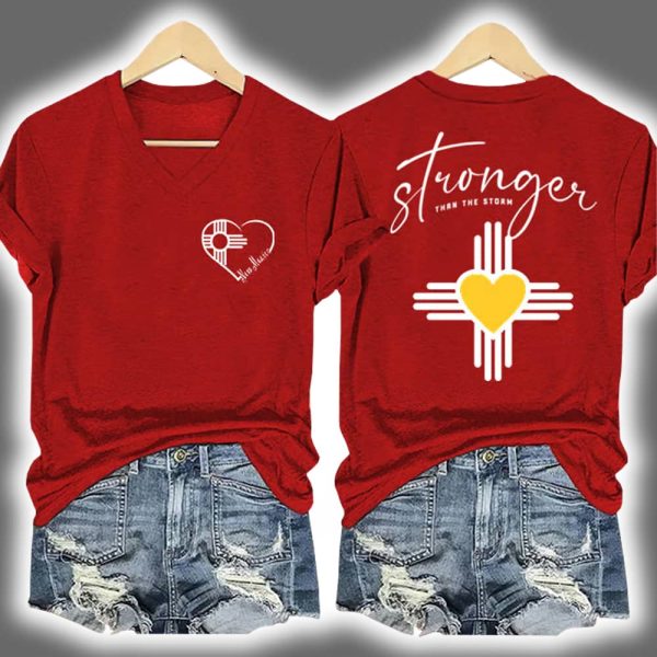 New Mexico Flooding Stronger Than Storm Two Sided Shirt 4