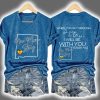 New Mexico Strong When You Go Through Deep Waters I Will Be With You Print T-Shirt