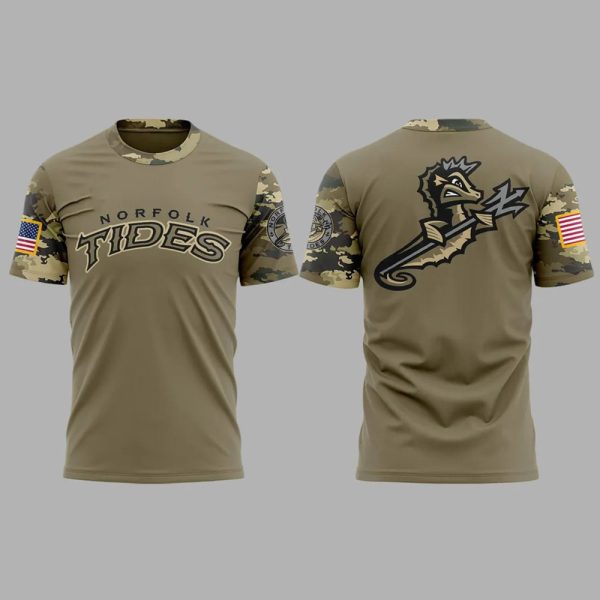 Norfolk Tides Military Appreciation Night 2025 Shirt
