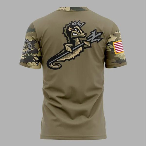 Norfolk Tides Military Appreciation Night 2025 Shirt 3