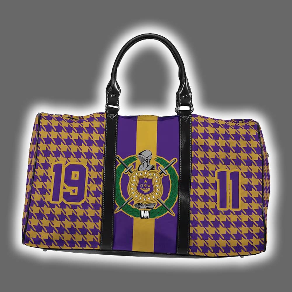 Omega Psi Phi Fraternity 1911 Travel Bag Omega Psi Phi Fraternity 1911 Travel Bag