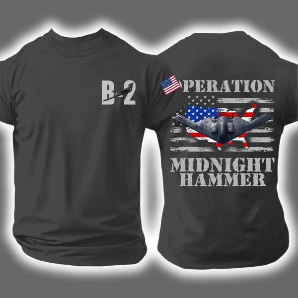 Operation Midnight Hammer B 2 Spirit Short Sleeved Shirt 2