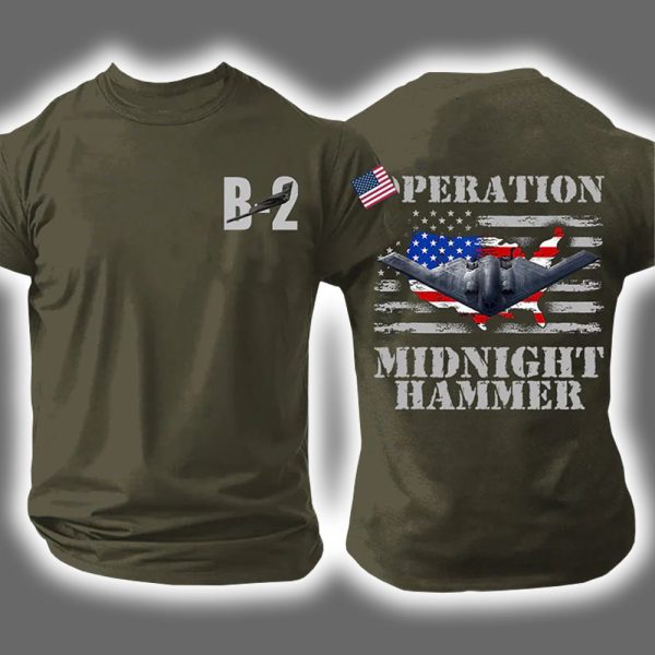 Operation Midnight Hammer B 2 Spirit Short Sleeved Shirt 5