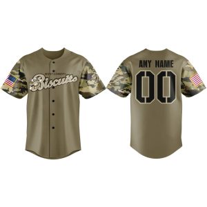 Biscuits Military Appreciation Night 2025 Baseball Jersey