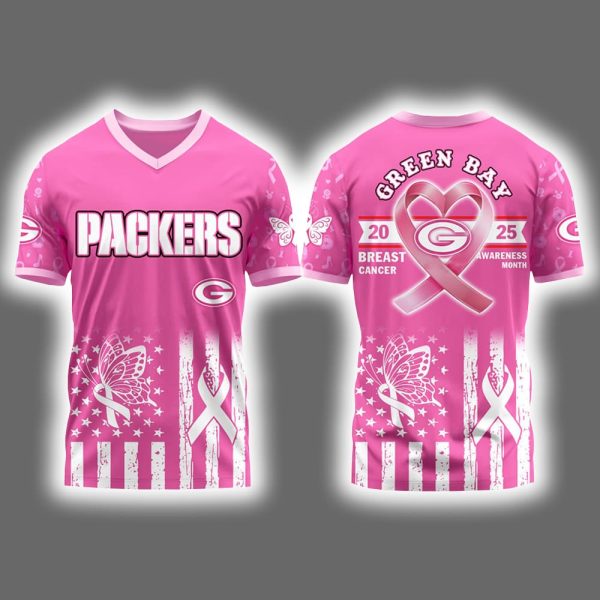 Packers 2025 Breast Cancer Awareness Month Football Jersey