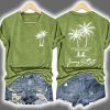 Palm Trees Jimmy Buffett Wrinkles Only Go Where Smiles Have Been Shirt