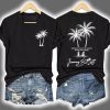 Palm Trees Jimmy Buffett Wrinkles Only Go Where Smiles Have Been Shirt 3