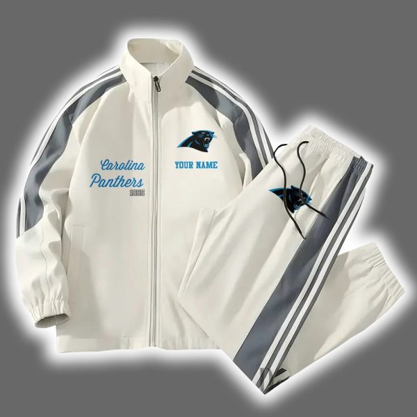 Panthers Football Versatile Personalized Sport Set Jacket And Pants