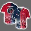 Patriots x Red Sox Skyline Personalized Jersey