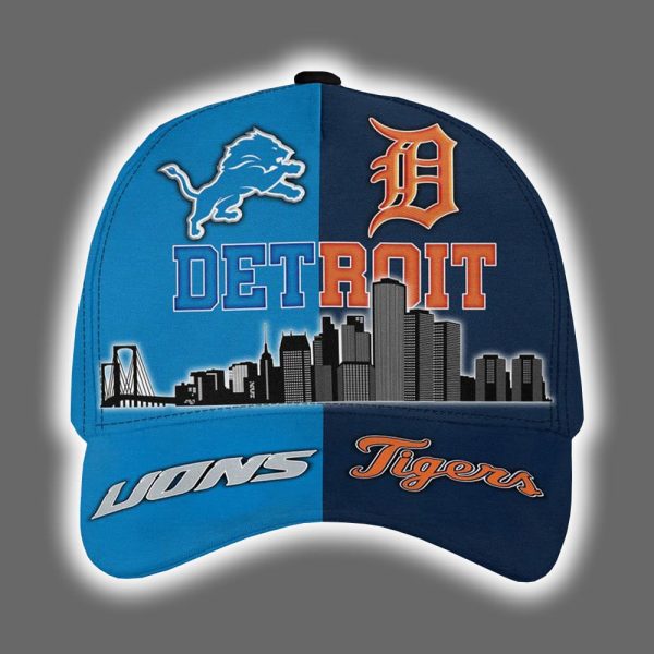 Personalized Tigers x Lions Skyline Classic Cap