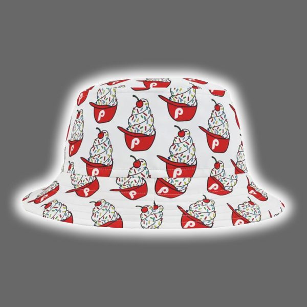 Phillies Ice Cream Sundae Bucket Hat