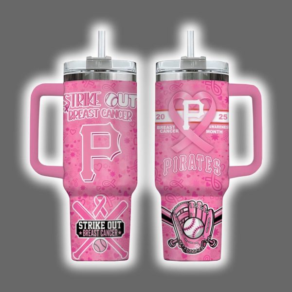 Pirates 2025 Breast Cancer Awareness Month Tumbler