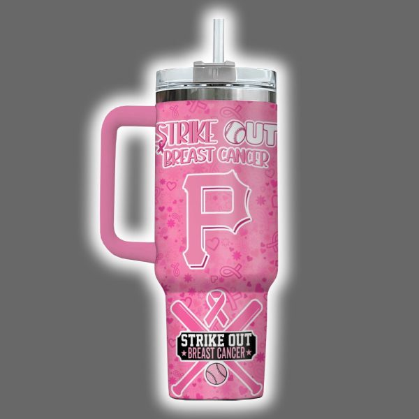 Pirates 2025 Breast Cancer Awareness Month Tumbler 2