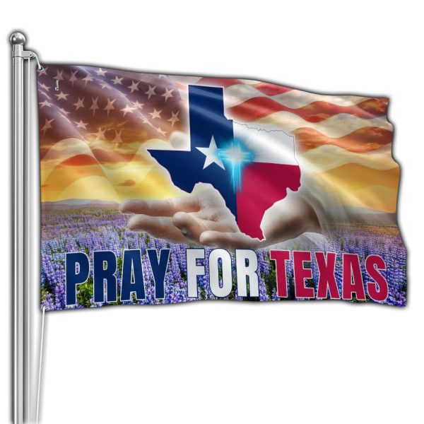 Pray For Texas Flag